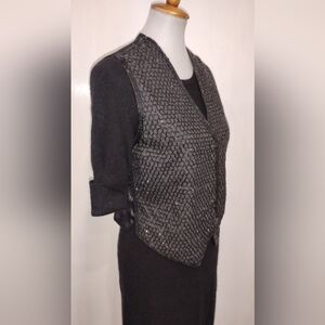 VINTAGE HONEYCOMB BEADED VEST